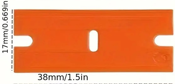 "New" 2 Plastic Razor Blade Scrapers and 30 Blades Set