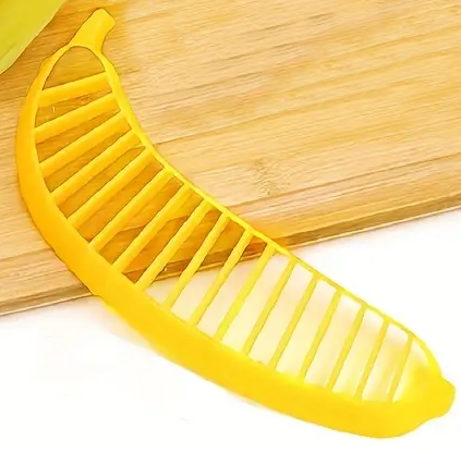 "New" Multifunctional Fruit Slicer - Reusable Banana, and Egg Slicer 11