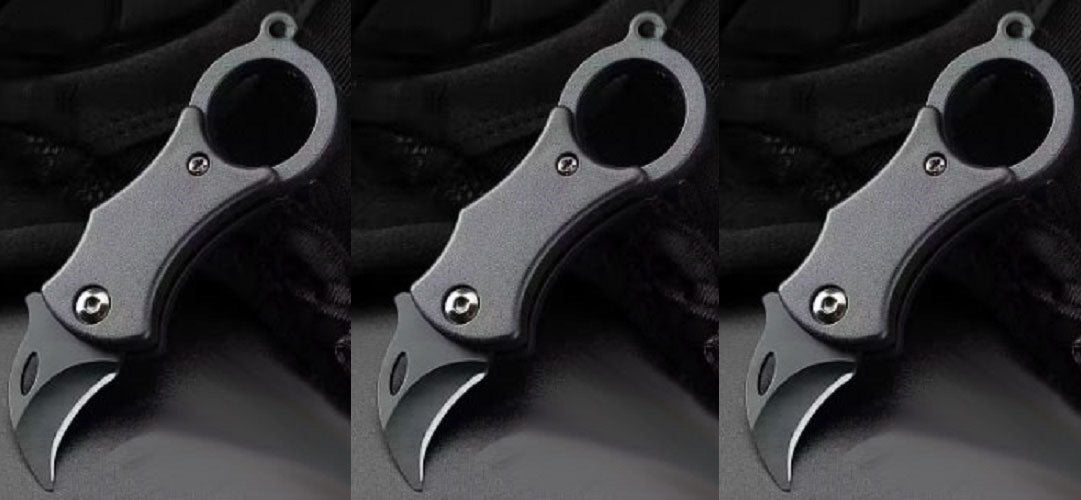"New" (3 Pack) EDC Portable Pocket Mini Box Cutter Folding Fruit Knife 4