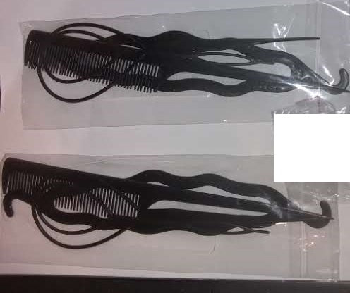 "New" (2 Pack) 4 Pcs Plastic Hair Styling Set 20