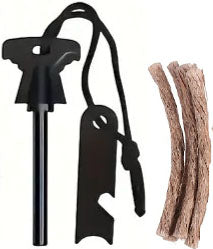 "New" Ultimate Fire Ignition Set for Camping and Survival