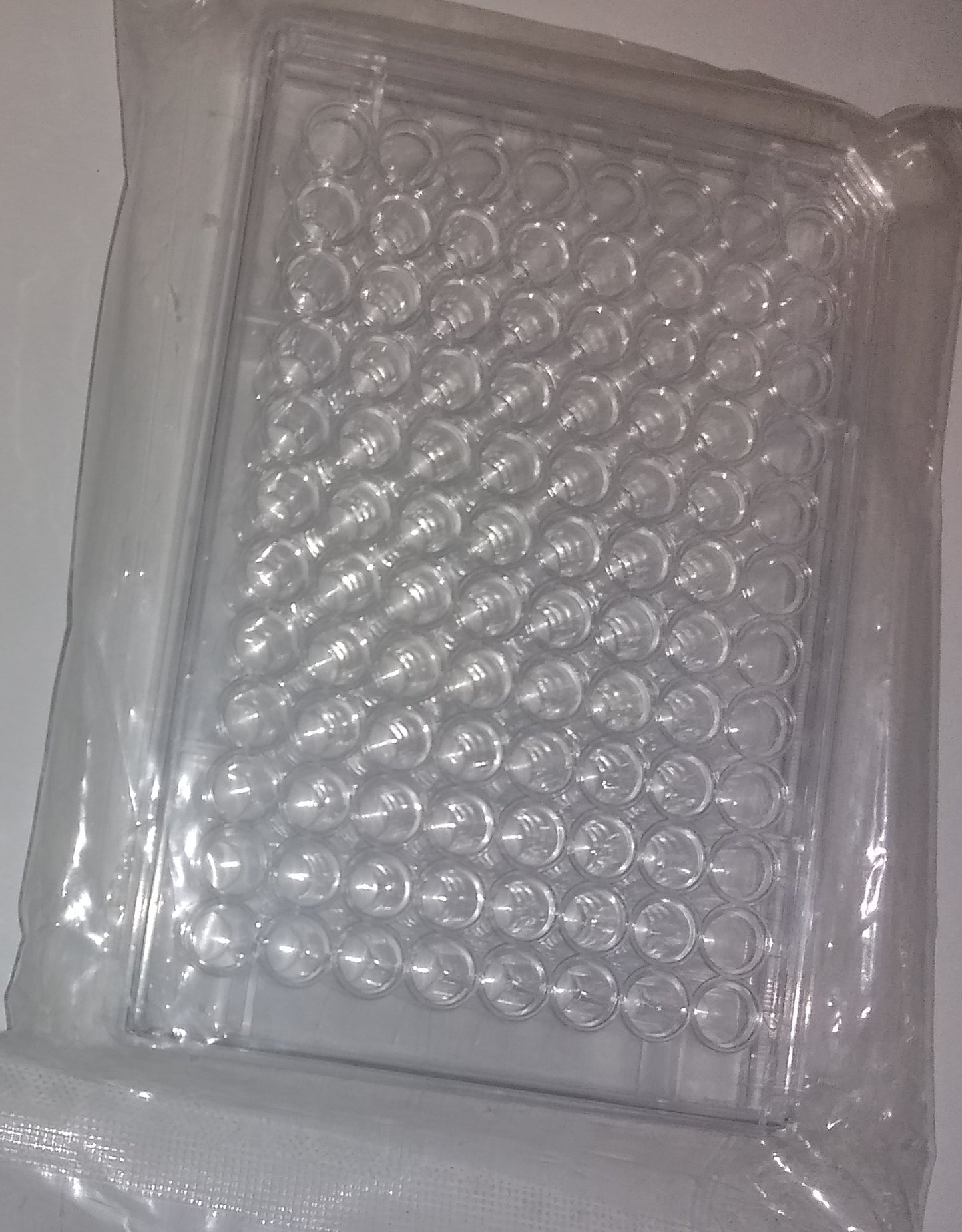 "New" (2 Pack) 96-Compartment Clear Medical Type Plastic Storage Box 19