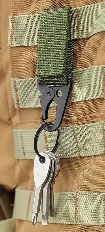 "New" Durable Buckle Key Chain for Outdoor Sports, Hiking, and Camping 13