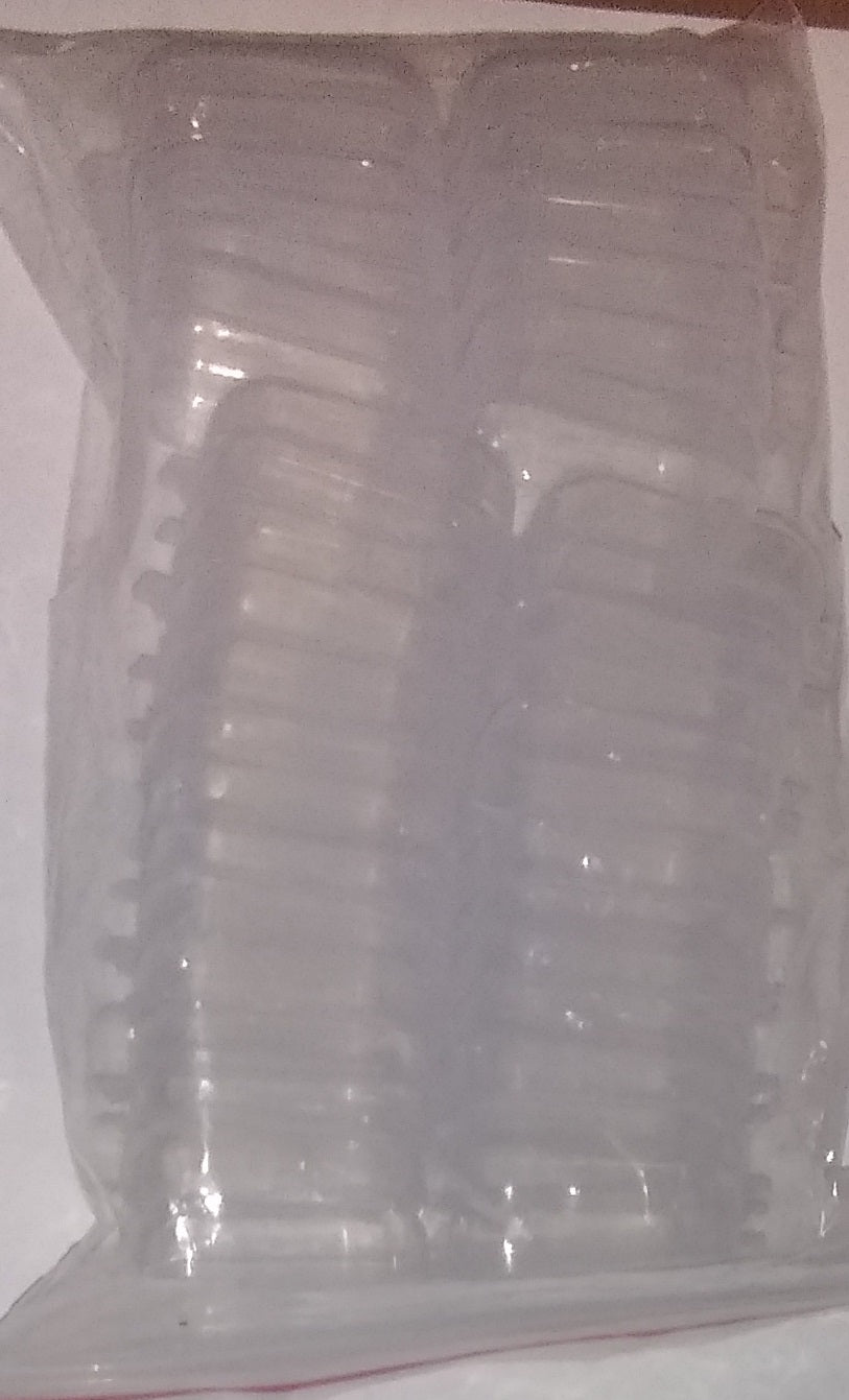 "New" (20 Pack) Mini Portable Transparent Plastic Storage Case 20