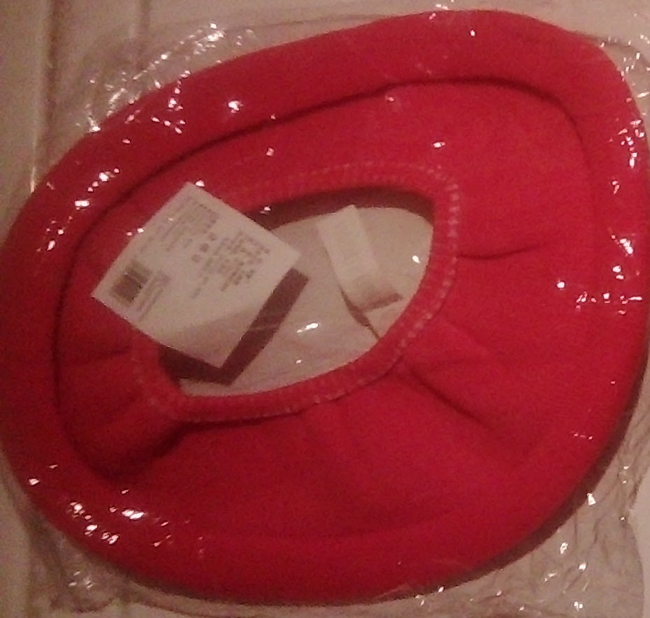 "New" Red Universal Cozy Toilet Seat Cushion 19
