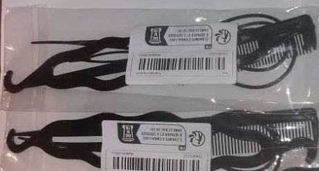 "New" (2 Pack) 4 Pcs Plastic Hair Styling Set 20