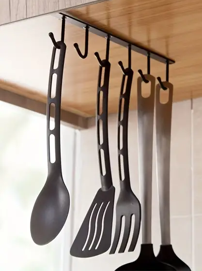 "New" (3 Pack) Iron Cabinet Storage Hanger & Multifunctional Row Hook 20