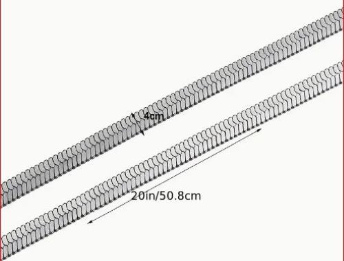 "New" Stainless Steel Men's Fashion Snake Bone Chain 14