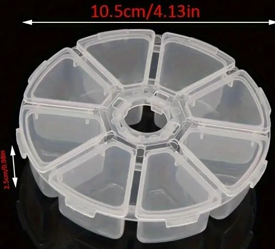 "New" 8-Grid Storage Organizer Box for Diamond Painting Tools