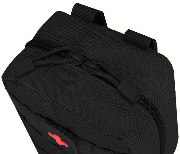 "New" Tactical Empty Medic Pouch w/Dual Zippers & Molle Straps 24