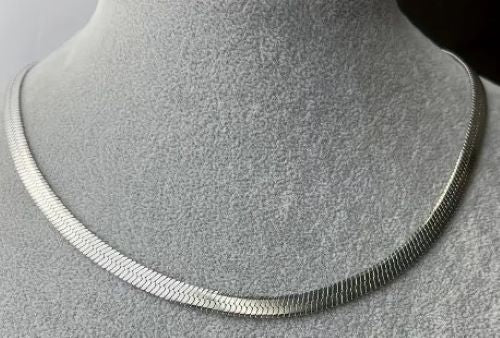 "New" Stainless Steel Men's Fashion Snake Bone Chain 14