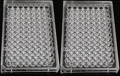 "New" (2 Pack) 96-Compartment Clear Medical Type Plastic Storage Box 19