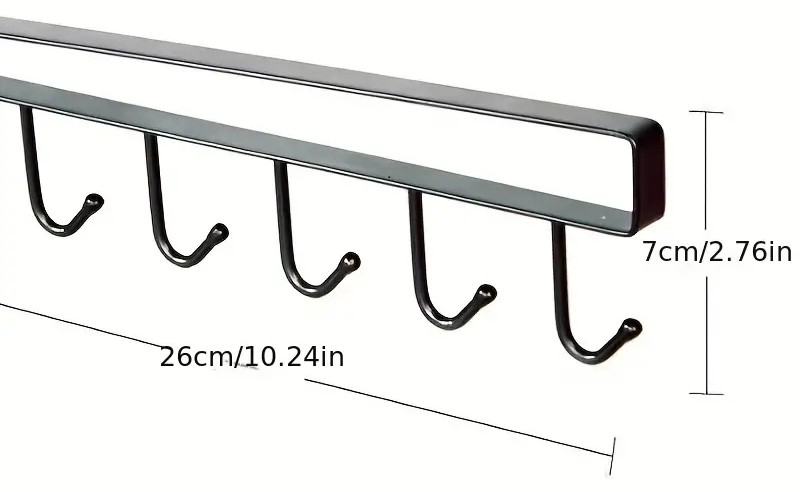 "New" (3 Pack) Iron Cabinet Storage Hanger & Multifunctional Row Hook 20
