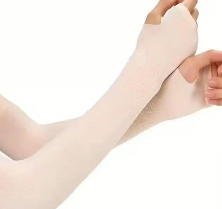 "New" (3 Pair) Unisex Ice Silk Arm Sleeves for UV Protection 20
