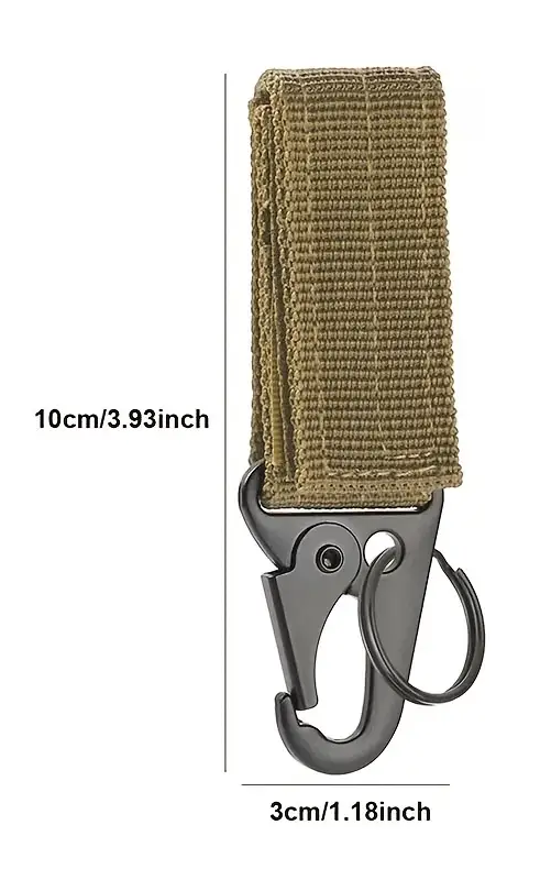 "New" Durable Buckle Key Chain for Outdoor Sports, Hiking, and Camping 13