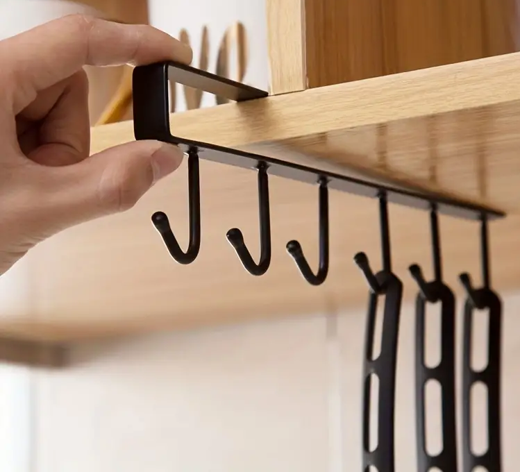 "New" (3 Pack) Iron Cabinet Storage Hanger & Multifunctional Row Hook 20