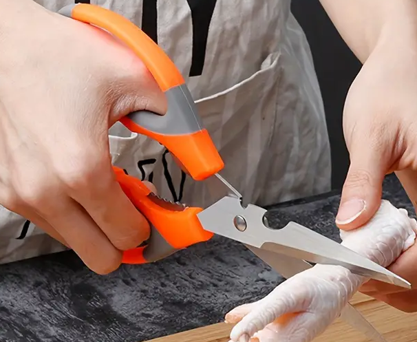 "New" Multifunctional Stainless Steel Kitchen Scissors with Bottle Opener 19