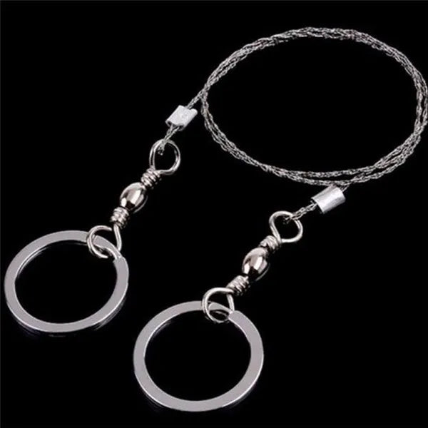 "New" (2 Pack) Steel Wire Emergency Survival/Camping Rope Saw 14