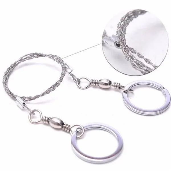 "New" (2 Pack) Steel Wire Emergency Survival/Camping Rope Saw 14