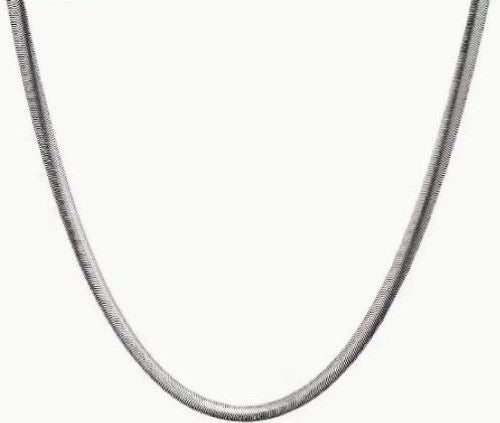 "New" Stainless Steel Men's Fashion Snake Bone Chain 14