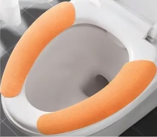 "New" Warm and Non-Slip Toilet Seat Cover w/Self-Adhesive Backing 20