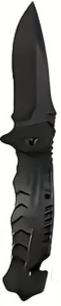"New" Black Men's EDC Glass Breaking Pocket Knife for Emergency Outdoor Survival 23