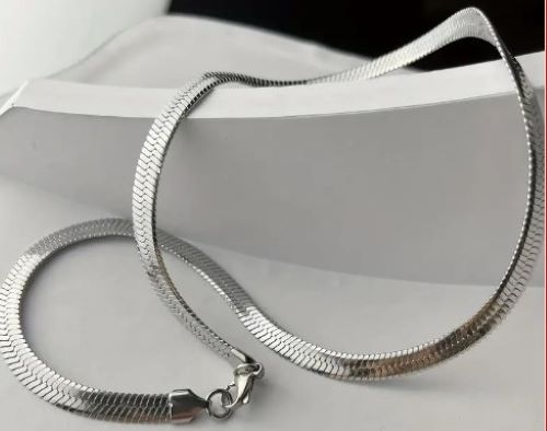 "New" Stainless Steel Men's Fashion Snake Bone Chain 14
