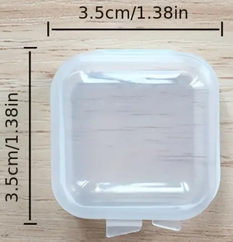 "New" (20 Pack) Mini Portable Transparent Plastic Storage Case 20