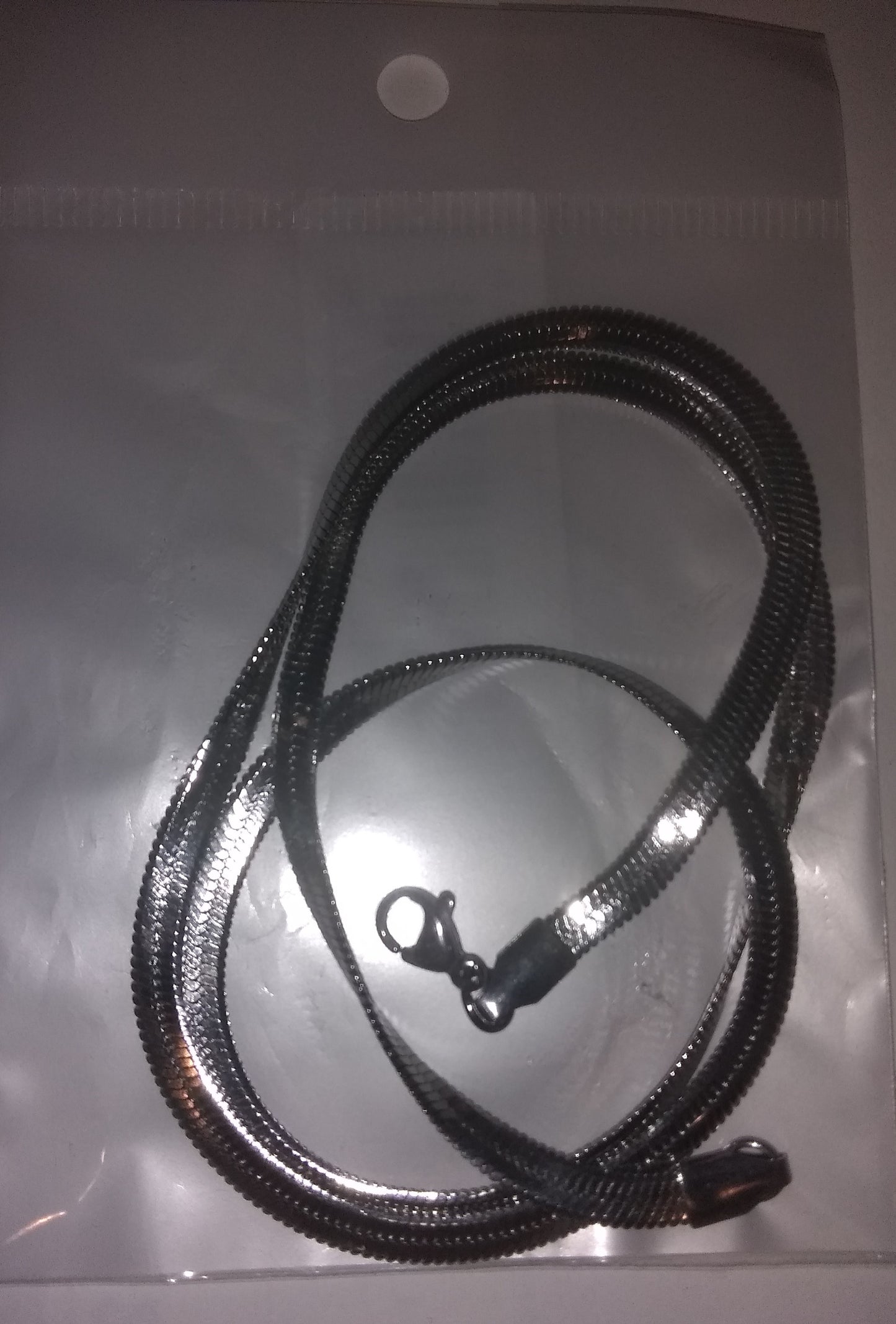 "New" Stainless Steel Men's Fashion Snake Bone Chain 14