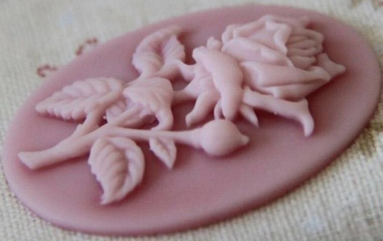 "New" (2 Pack) 3D Mini Rose Flower Silicone Molds