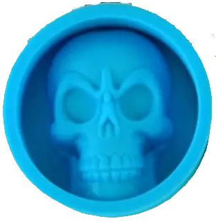 "New" 3D Skull Head Silicone Mold for Halloween Baking and Parties 17