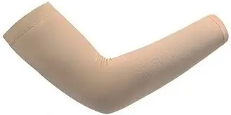 "New" (1Pair) Apricot UV Protection Sunscreen Compression Arm Sleeve 18