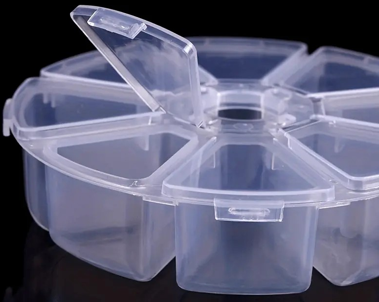"New" 8-Grid Storage Organizer Box for Diamond Painting Tools