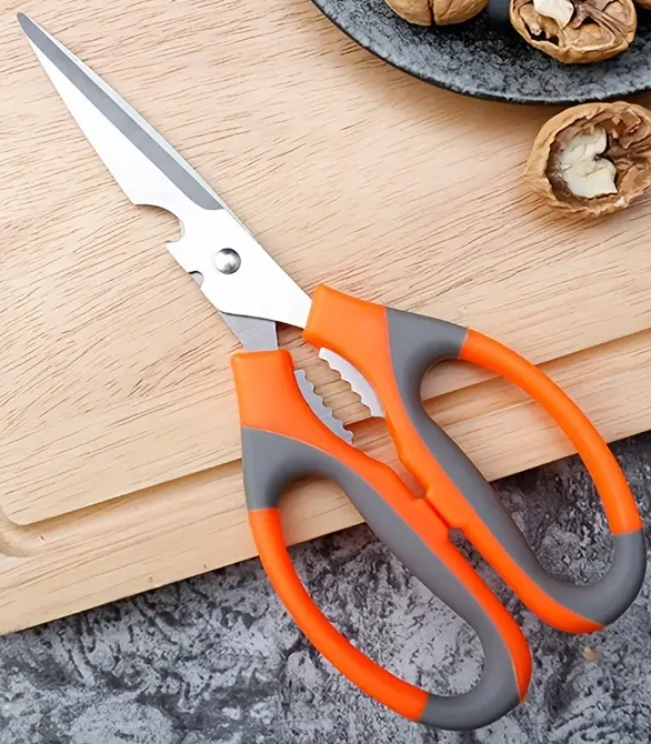 "New" Multifunctional Stainless Steel Kitchen Scissors with Bottle Opener 19