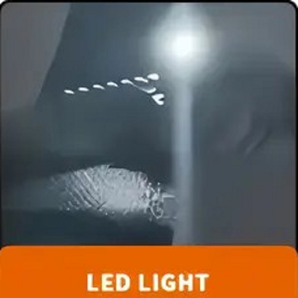 "New" (2 Pack) High Hardness Stainless Steel EDC Folding Knife w/Emergency LED Light 4