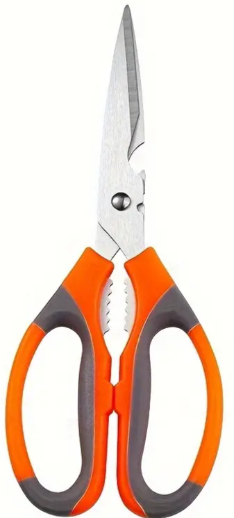 "New" Multifunctional Stainless Steel Kitchen Scissors with Bottle Opener 19