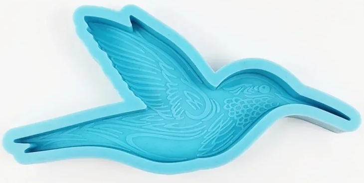 "New" Shiny Glossy Hummingbird Resin Silicone Mold