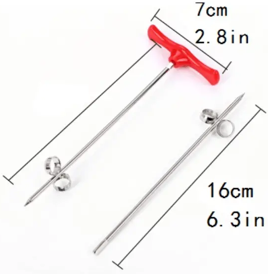 "New" Cucumber Spiral Needle for Garnishes and Salad Decorations 17