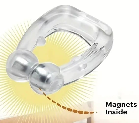 "New" Magnetic Anti-Snoring Nose Clip for Instant Relief & Better Sleep 16