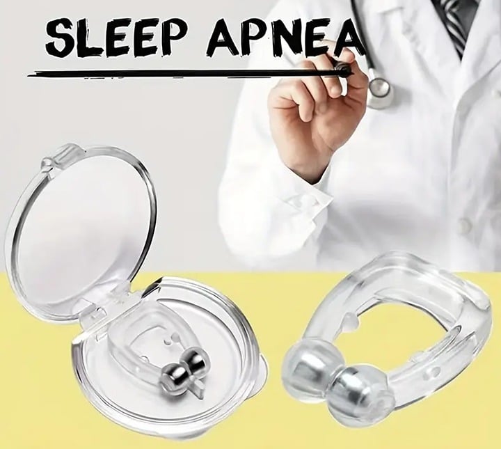 "New" Magnetic Anti-Snoring Nose Clip for Instant Relief & Better Sleep 16