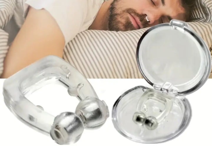 "New" Magnetic Anti-Snoring Nose Clip for Instant Relief & Better Sleep 16