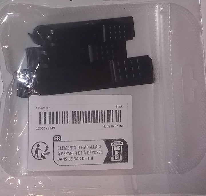 "New" 3 Pcs Black Stainless Steel Nail Clipper Set 16