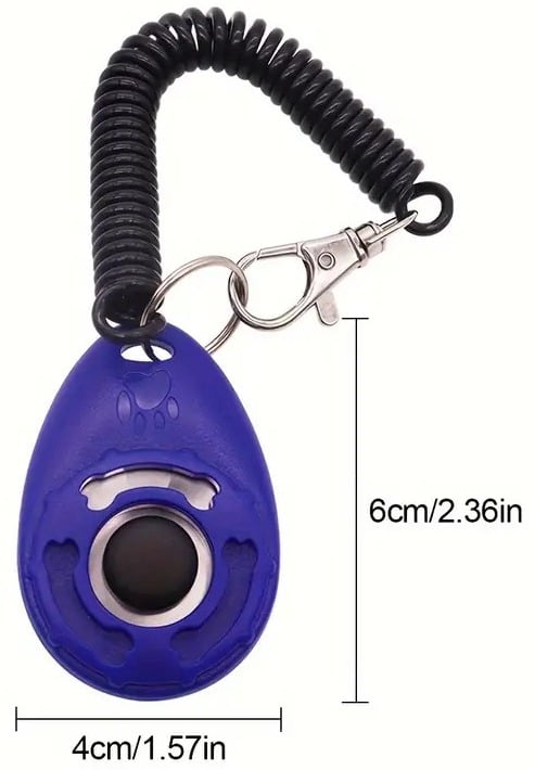 "New" Blue Professional Dog Training Clicker 14