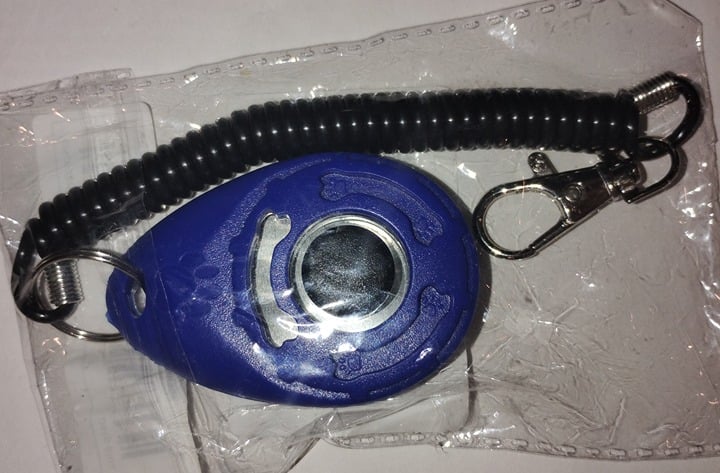 "New" Blue Professional Dog Training Clicker 14
