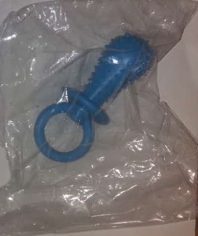 "New" Blue Pet Puppy Clean Teeth Pacifier Toy 20