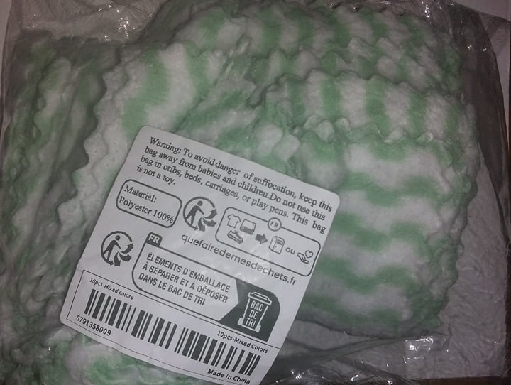 "New" 10-Piece Ultra-Soft Microfiber Dish Cloths 20