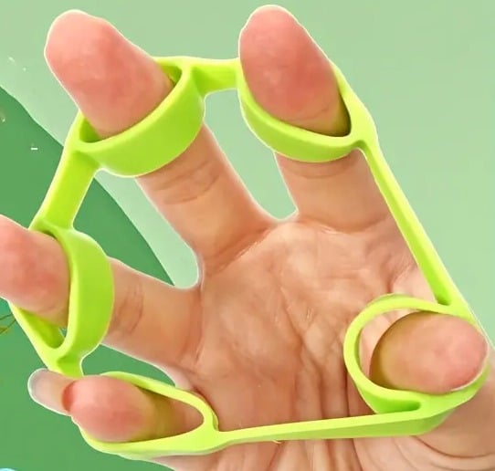 "New" Silicone Five Finger Expander for Finger Strength and Grip Improvement 19