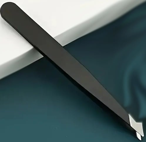 "New" Stainless Steel Eyebrow Tweezers - Multi-Purpose Trimming Tool 13