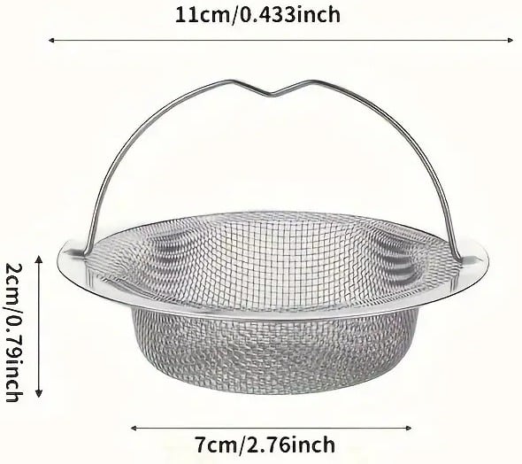 "New" (3 Pack) Anti-Clog Drain Filter for Kitchen 13