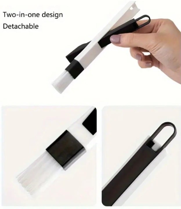 "New" (3 Pack) Multi-Purpose Computer Keyboard/Window Groove Cleaning Brush 19